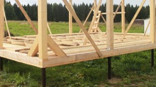 Сарай на винтовых сваях или хозблок на сваях Протвино цена от 2562 руб. / шт.